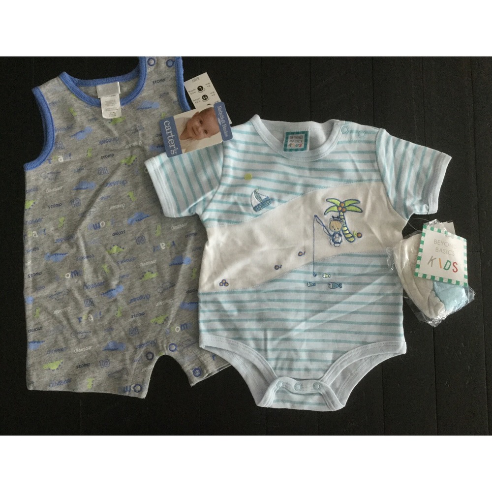 NWT Adorable ~ Baby Boy ( 3-6M ) 2-Piece Summer Outfits NEW (Z22)